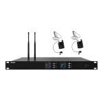 SPON LCS-2340B Digital U-Band Audio Wireless Lavalier Microphone System