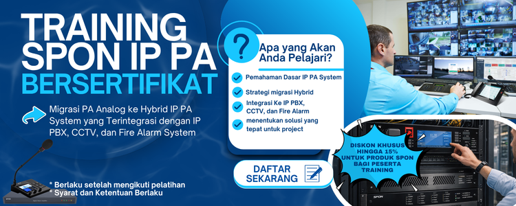 Training SPON IP PA Bersertifikat